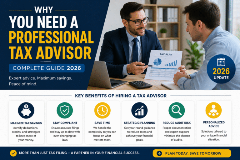 Why You Need a Professional Tax Advisor (Complete Guide 2026)